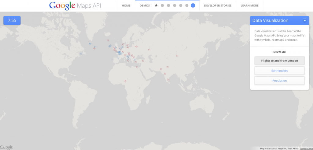 快来体验各式各样的Google Map API应用插图(2)