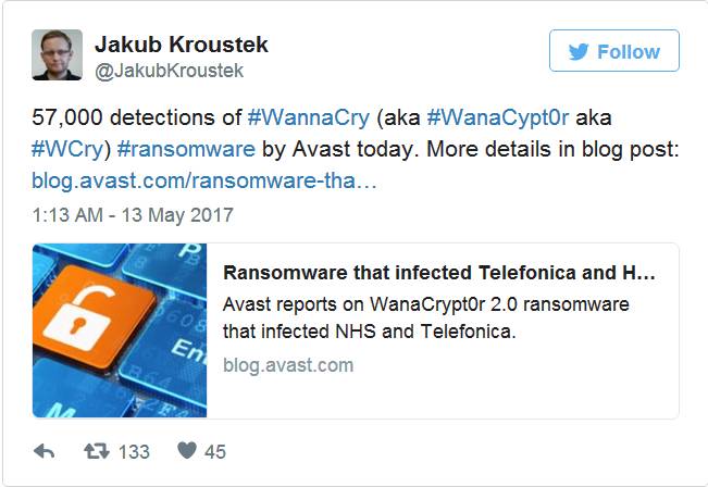 全球近100国家遭勒索软件WannaCry攻击，约7.5万台计算机感染插图(2)