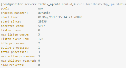 使用zabbix监控nginx和php-fpm性能插图(7)