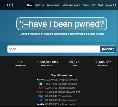 haveibeenpwned