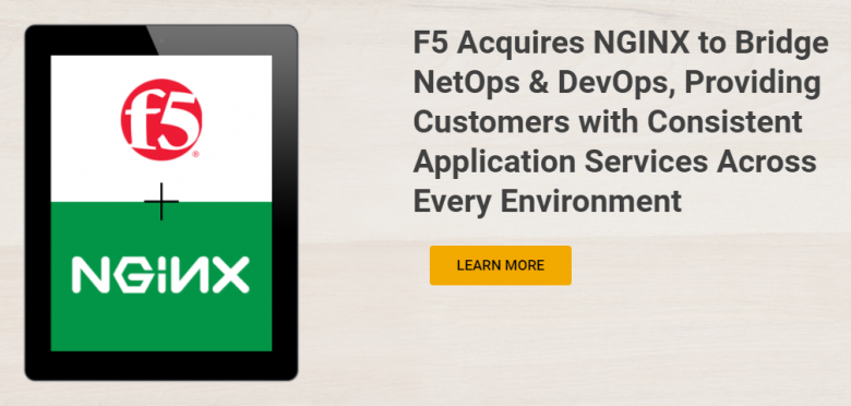 重磅消息：F5收购Nginx！插图(1)