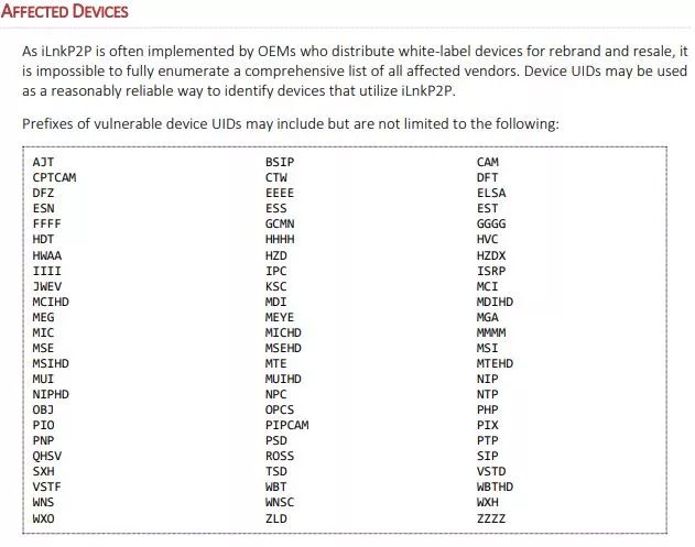 iLnkP2P 爆严重漏洞：全球 200 万物联网设备受影响插图5