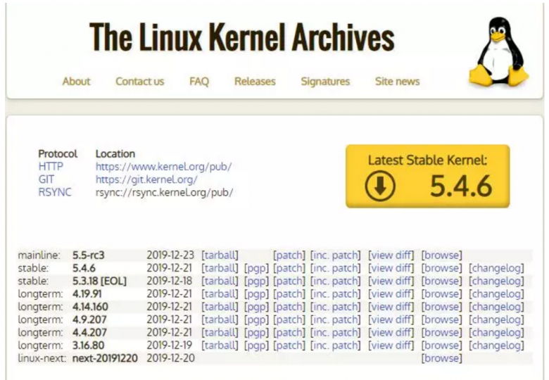 Linux 5.3 内核系列已终止支持，建议用户升级至 Linux Kernel 5.4插图