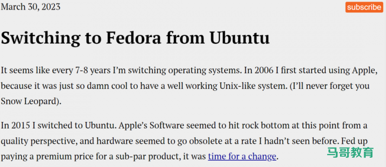 又该换Linux版本了!插图1 又该换Linux版本了!插图1