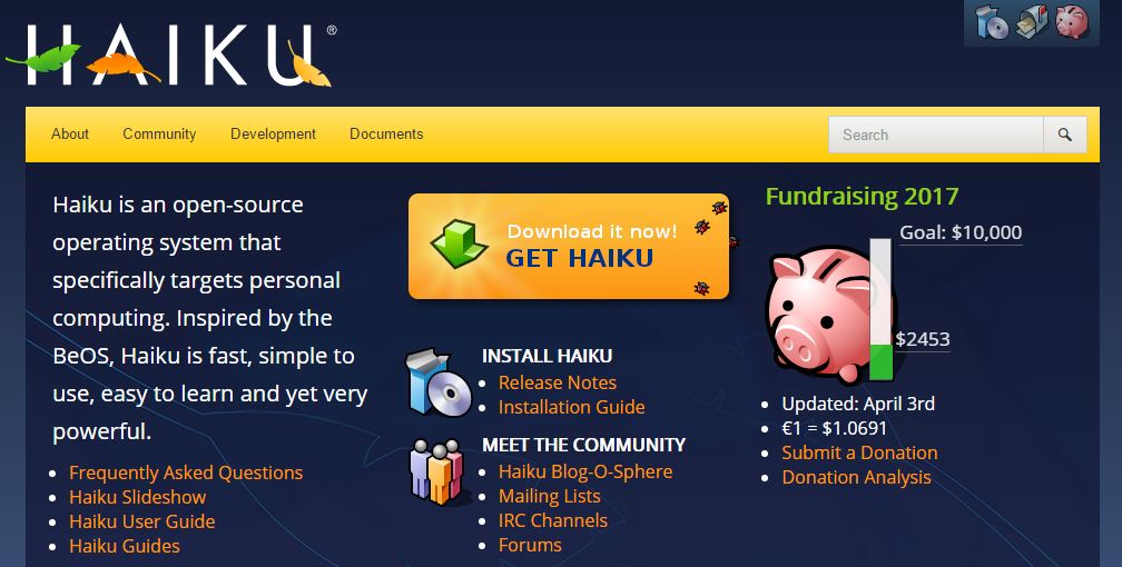 Haiku os官网