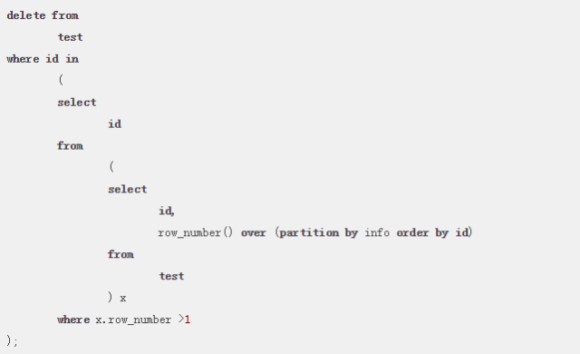 window function