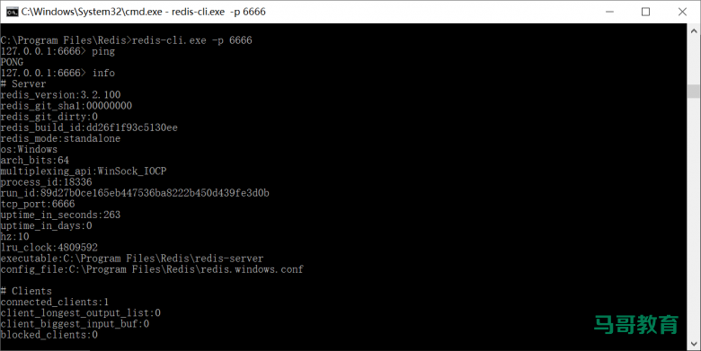 Windows安装redis插图5