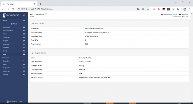 docker-可视化容器管理工具Portainer插图3