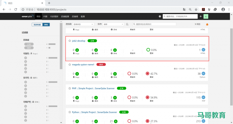 jenkins执行代码扫描插图12