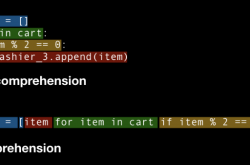 4 个 Python 推导式开发技巧缩略图 4 个 Python 推导式开发技巧缩略图